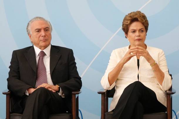 Na Presidência, sai Dilma Rousseff, entra Michel Temer
