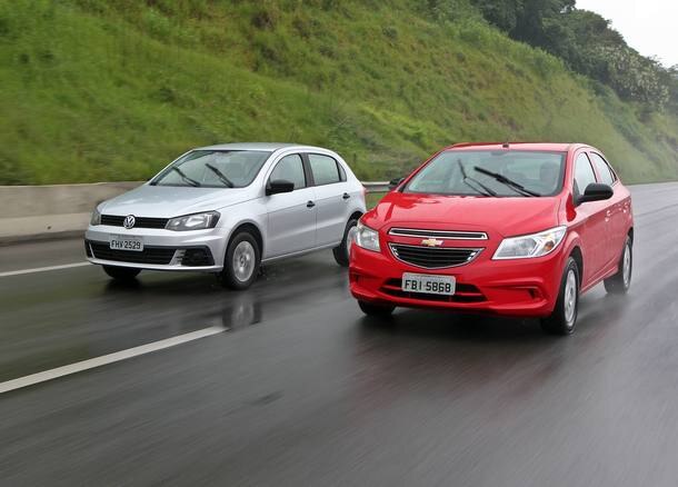 Comparativo: Volkswagen Gol X Chevrolet Onix