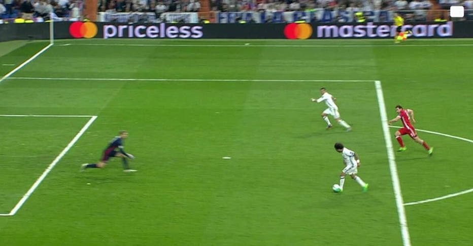 Cristiano Ronaldo impedido
