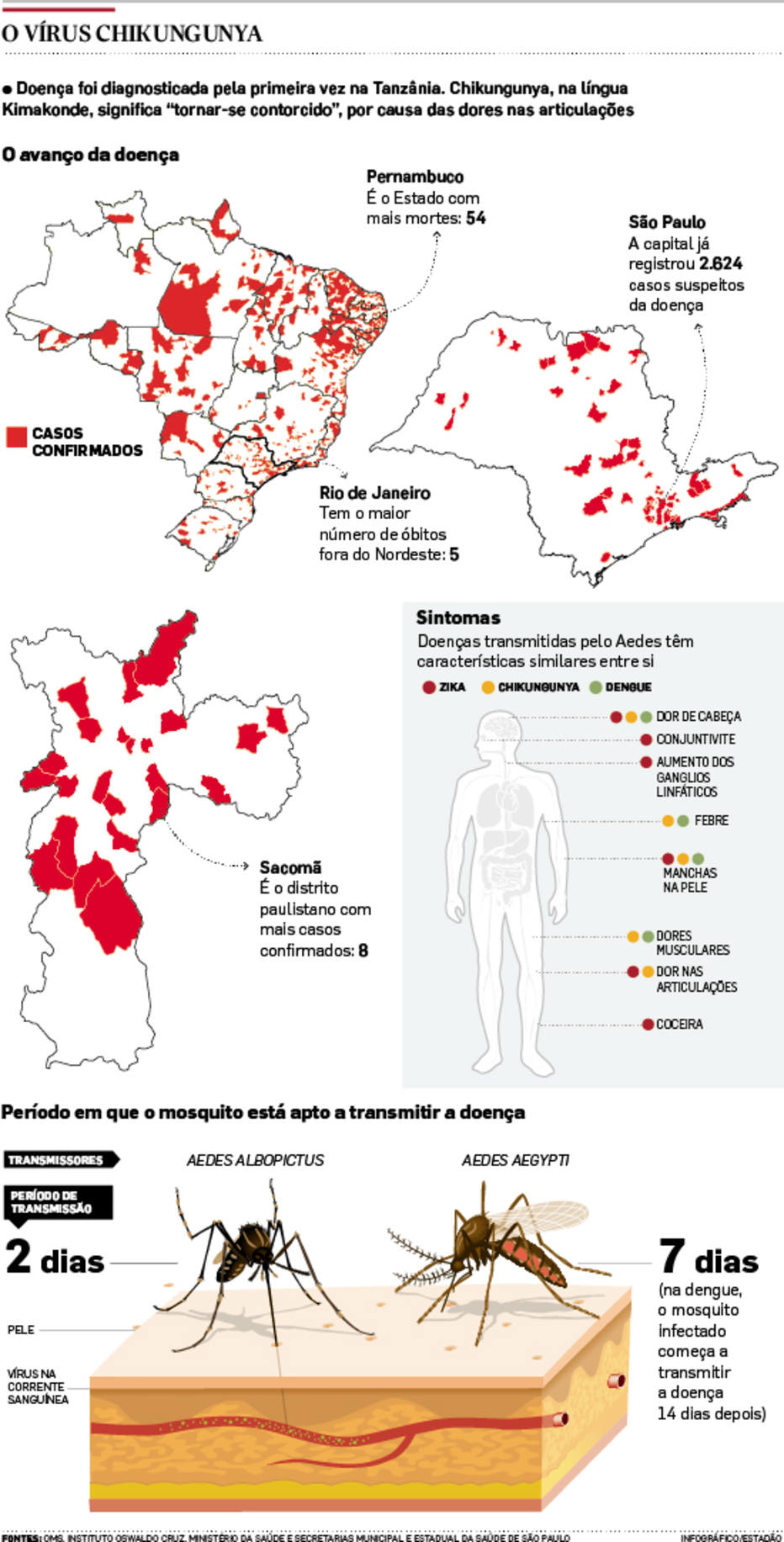 2 de cada 5 cidades já têm casos de chikungunya Saúde Estadão