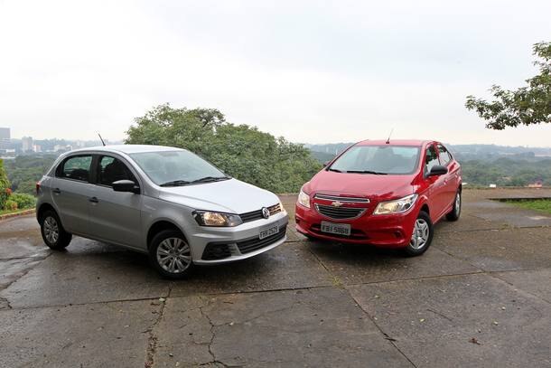 Comparativo: Volkswagen Gol X Chevrolet Onix