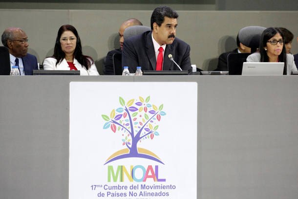 Nicolás Maduro na Cúpula de Países Não-Alinhados