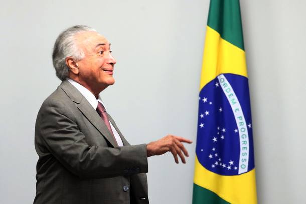 O presidente Michel Temer