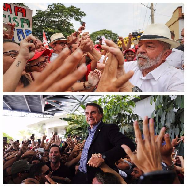 Lula e Bolsonaro