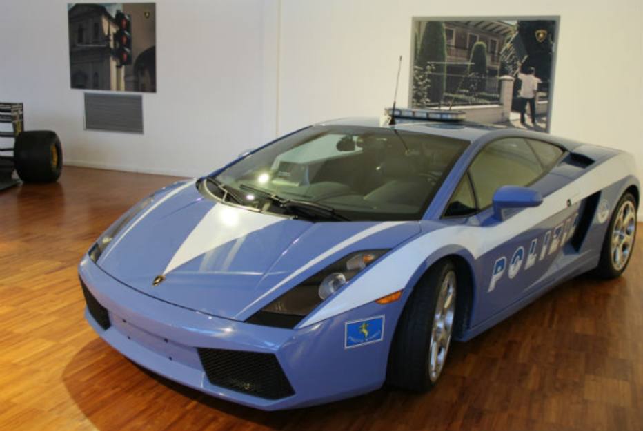 Gallardo preparado para frota de polícia