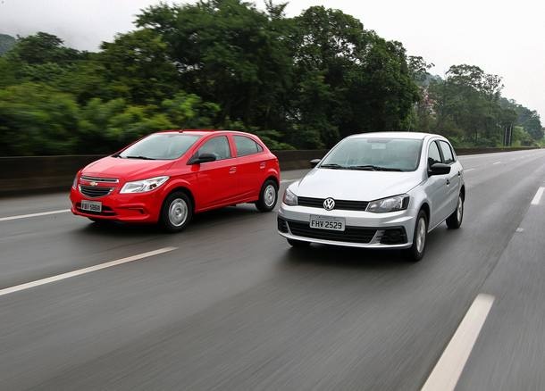 Comparativo: Volkswagen Gol X Chevrolet Onix