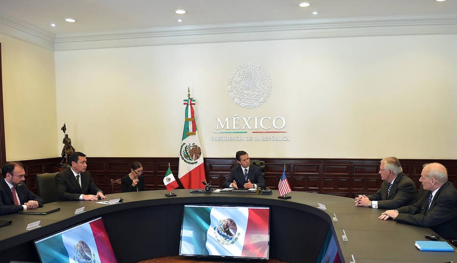 Pe&ntilde;a Nieto destaca vontade de dialogar entre governos do M&eacute;xico e dos EUA