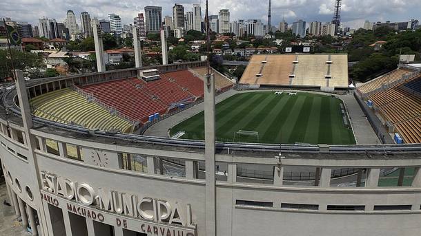 Palmeiras prepara ambientação para retorno ao Pacaembu