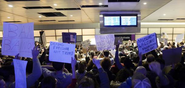 Protesto anti-Trump