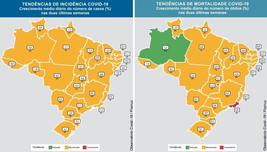 Mapas Da Fiocruz Sobre Covid Brasil Estad O