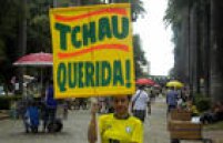 Manifestação a favor do impeachment da presidente Dilma Rousseff, em Belo Horizonte, na Praça da Liberdade, na Região Centro-Sul da capital.