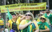 Manifestação a favor do impeachment da presidente Dilma Rousseff, em Belo Horizonte, na Praça da Liberdade, na Região Centro-Sul da capital