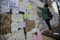 As mensagens de indignação e solidariedade foram expostas no Masp, em São Paulo