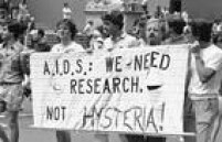 Em 2014, segundo a OMS, 1,2 milhão de pessoas morreu por causa do HIV em todo o mundo. Na foto, marcha realizada em 1983.
