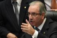 O presidente da Câmara, Eduardo Cunha, abriu a sessão