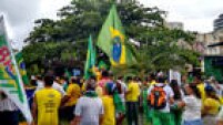 Bairro 13 de julho, em Aracaju, é ponto de encontro de manifestação a favor do impeachment de Dilma Rousseff