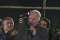 O ex-presidente defendeu o mandato de Dilma no ato e foi ovacionado pelos manifestantes presentes