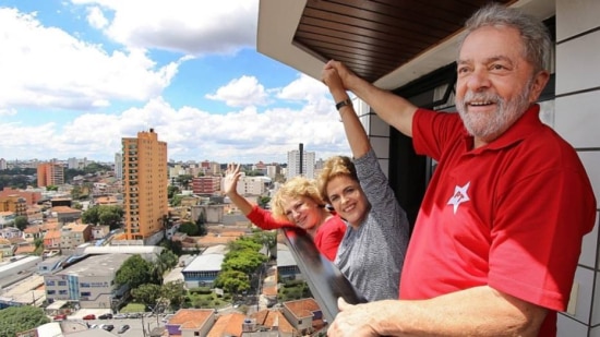 Dilma visita Lula em São Bernardo