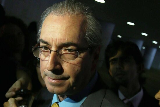 Presidente da Câmara, Eduardo Cunha (PMDB-RJ), ao chegar para sessão da Casa