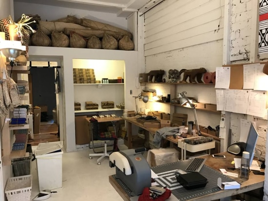 Novo espaço no Brooklyn onde empresa agora tem showroom
