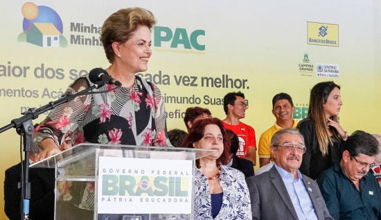 Presidente Dilma ROusseff em cerimônia do Minha Casa Minha Vida