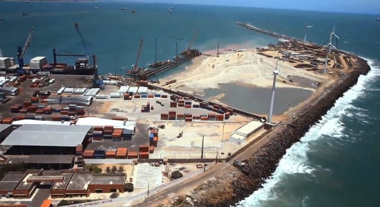 Terminal de Mucuripe, em Fortaleza, pertencente à subsidiária Transpetro