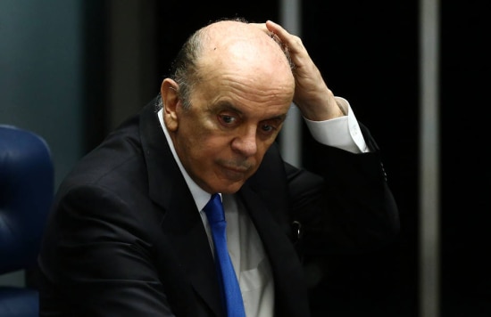 Senador licenciado e ministro de Relações Exteriores, José Serra