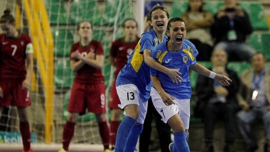 Mundial de Futsal Feminino - Um gol da Amandinha!