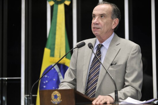 O senador Aloysio Nunes (PSDB-SP) no plenário do Senado