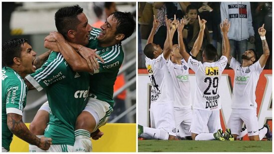 Palmeiras e Santos confirmam histórico decisivo em 2015