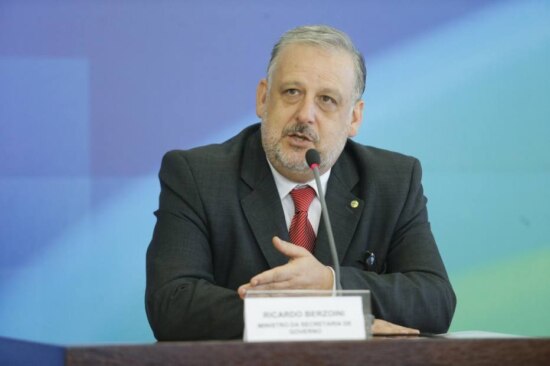 O ministro da Secretaria de Governo, Ricardo Berzoini
