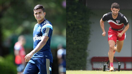 As armas de Palmeiras e São Paulo para o clássico desta quarta