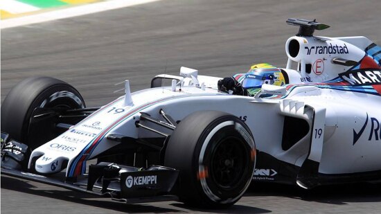 Felipe Massa ficou em oitavo e Nasr terminou em 11º em Interlagos