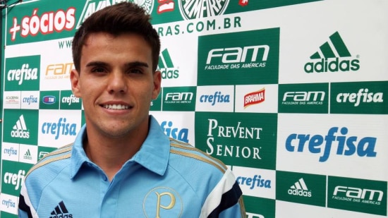 Rodrigo chega ao Palmeiras e diz que tem perfil da Libertadores