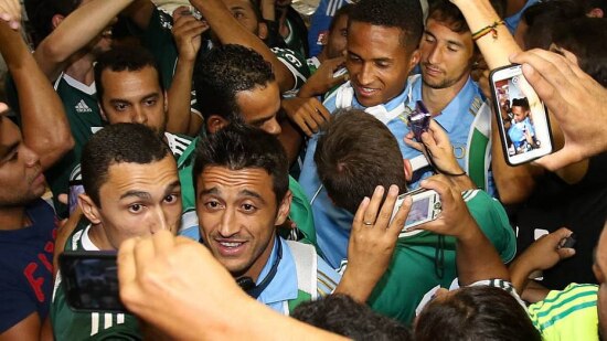 Robinho diz que tudo conspira para a boa fase da equipe do Palmeiras