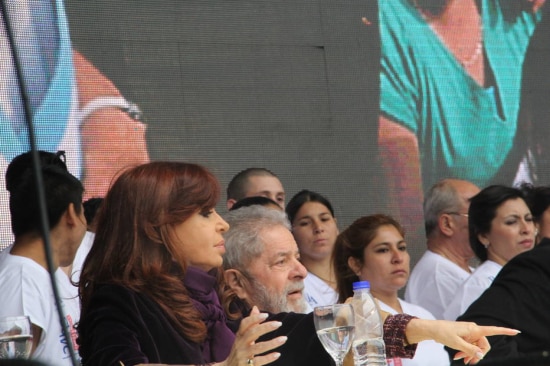 Inauguração da UPA Lula da Silva em José C. Paz, na Grande Buenos Aires