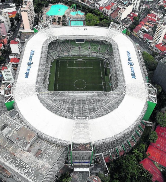 Arena do Palmeiras serve de exemplo para outros times no Brasil