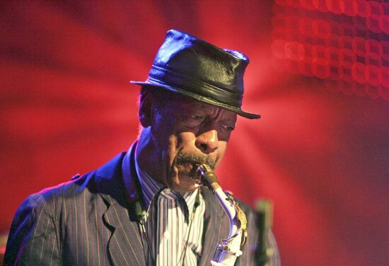 O saxofonista Ornette Coleman, em apresentação no Festival de Jazz de Montreux, em 2006
