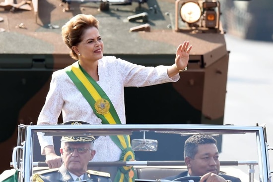 Presidente Dilma Rousseff participa dos desfiles de 7 de Setembro
