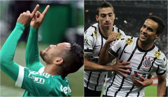 Corinthians e Palmeiras atingem marca de 100 gols na temporada