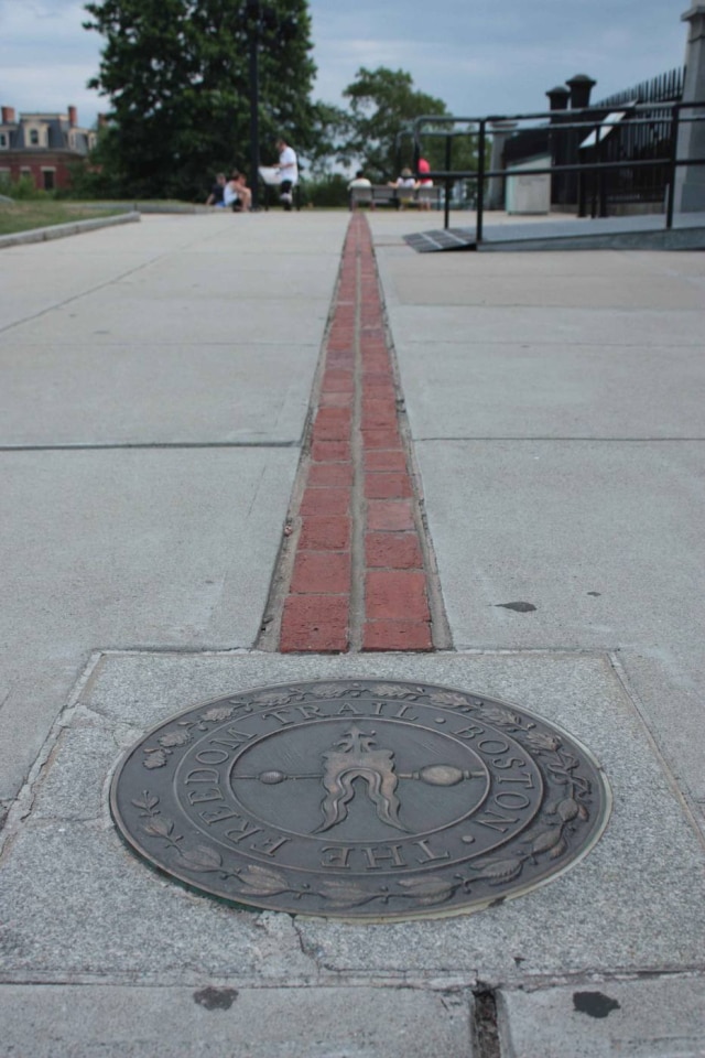 Mônica Nobrega/Estadão Ponto final da Freedom Trail, a "trilha da liberdade" que conta histórias da guerra por independência dos Estados Unidos.
