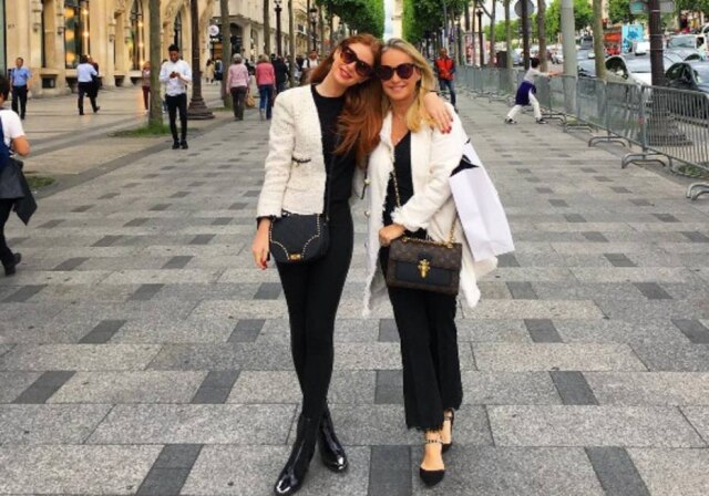 instagram.com/marinaruybarbosa/ Marina Ruy Barbosa e Gioconda em Paris.