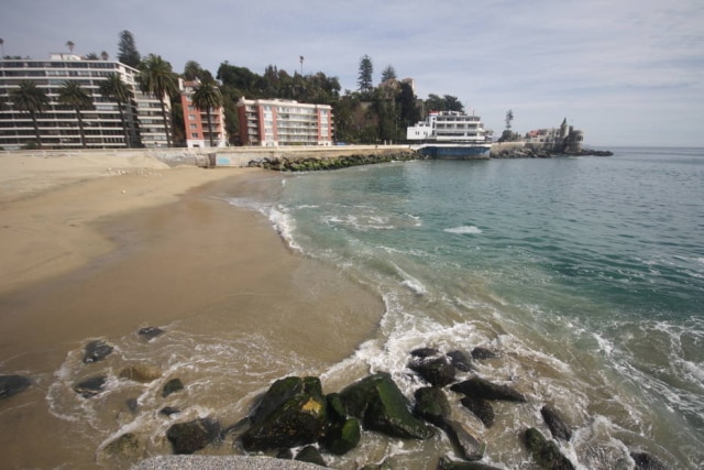Edison Veiga/Estadão Praia em Viña del Mar, cidade-balneário que fica ao lado de Valparaíso.
