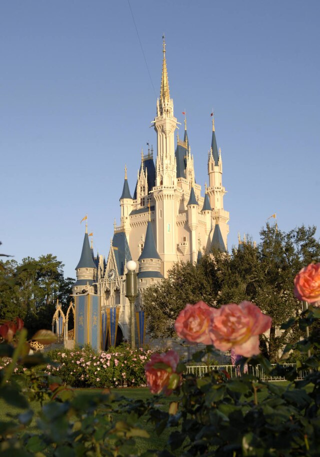 Gene Ducan Na Disney da Flórida, o icônico Castelo da Cinderela