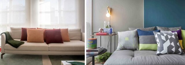 Julia Ribeiro | Juliano Colodett É praticamente impossível pensar em um sofá desacompanhado de alguma almofada. Eles se completam e oferecem uma atmosfera quente aos ambientes. Confira esta galeria com algumas ideias para sua decoração