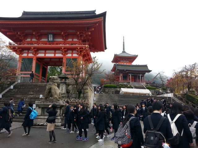 Adriana Moreira/Estadão Templo Kiyomizu-dera, em Kyoto, no histórico bairro de Higashiyama