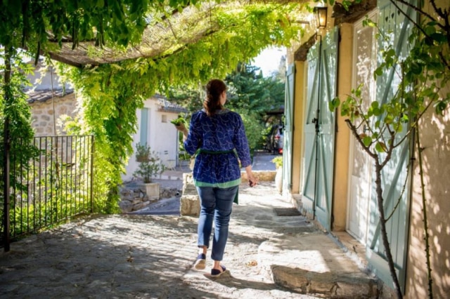 O casal Child se sentiu atraído pela Provença por motivos como: sol, azeitonas, figos, vinho.
