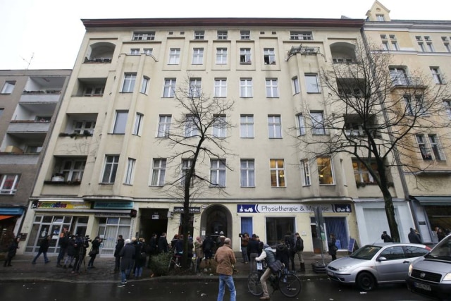 Fabrizio Bensch/Reuters Vista do edifício onde David Bowie viveu entre 1976 e 1978 no distrito de Schoeneberg, em Berlim.