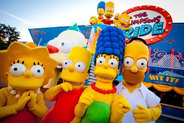 Divulgação The Simpsons Ride