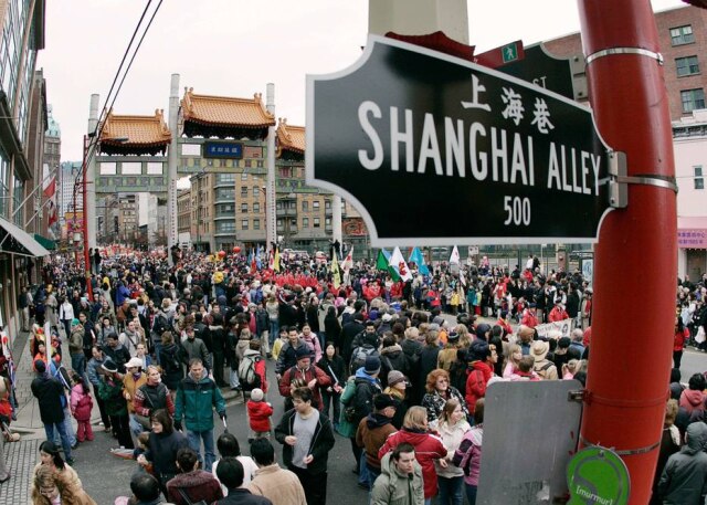 Andy Clark/Reuters Chinatown. Ou seria melhor Vancouver ter uma 'Canadiantown'?